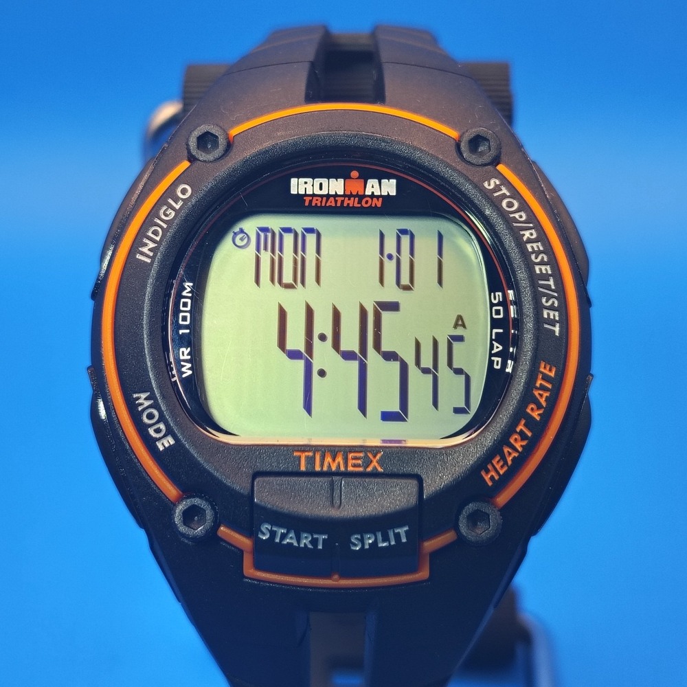 2014 Timex Iron Man Triathlon‎ 40mm Mens Digital Quartz Sports Watch 100M Chrono